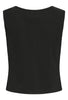 Sari Sleeveless Blouse - Black