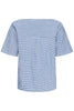 Jilma Plaid Top - Navy