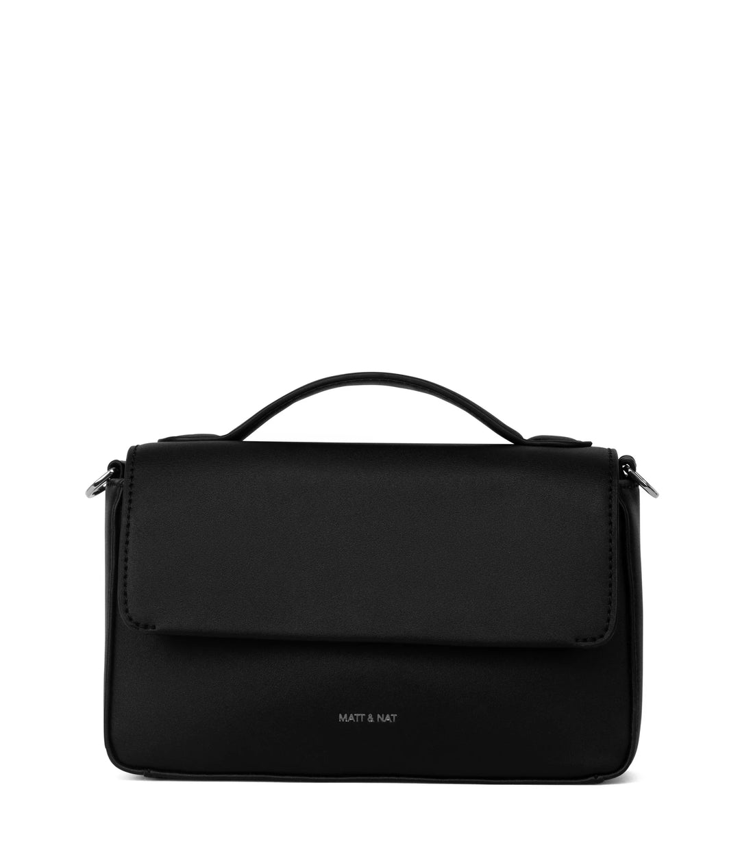 Matt Nat HEART Vegan Crossbody Bag Sol Black